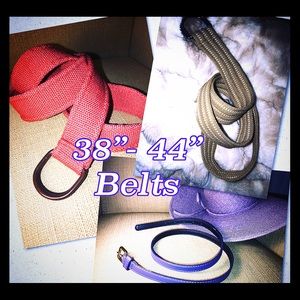 Assorted Fashion Belts M & L (make an offer)$